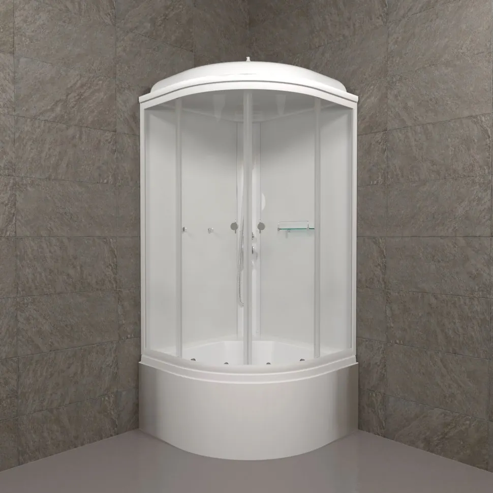 ДК Ультра 90*90 Б (9 мест+сифон D50)