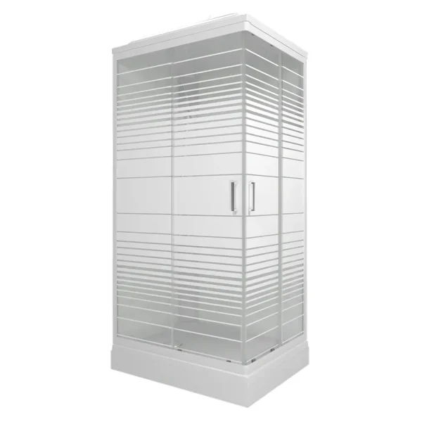 ДК Квадро (ПД47) 120*80 А Полосы, ДН4 (7 мест+сифон D90)