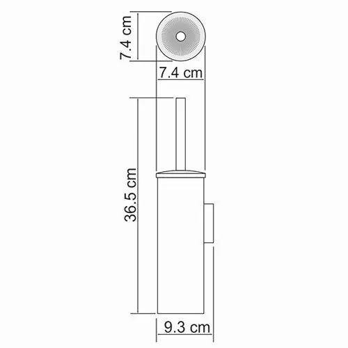 K-1087PB Щетка для унитаза подвесная